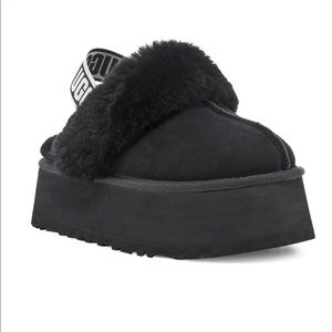 Black Ugg Funkette Platform Slipper